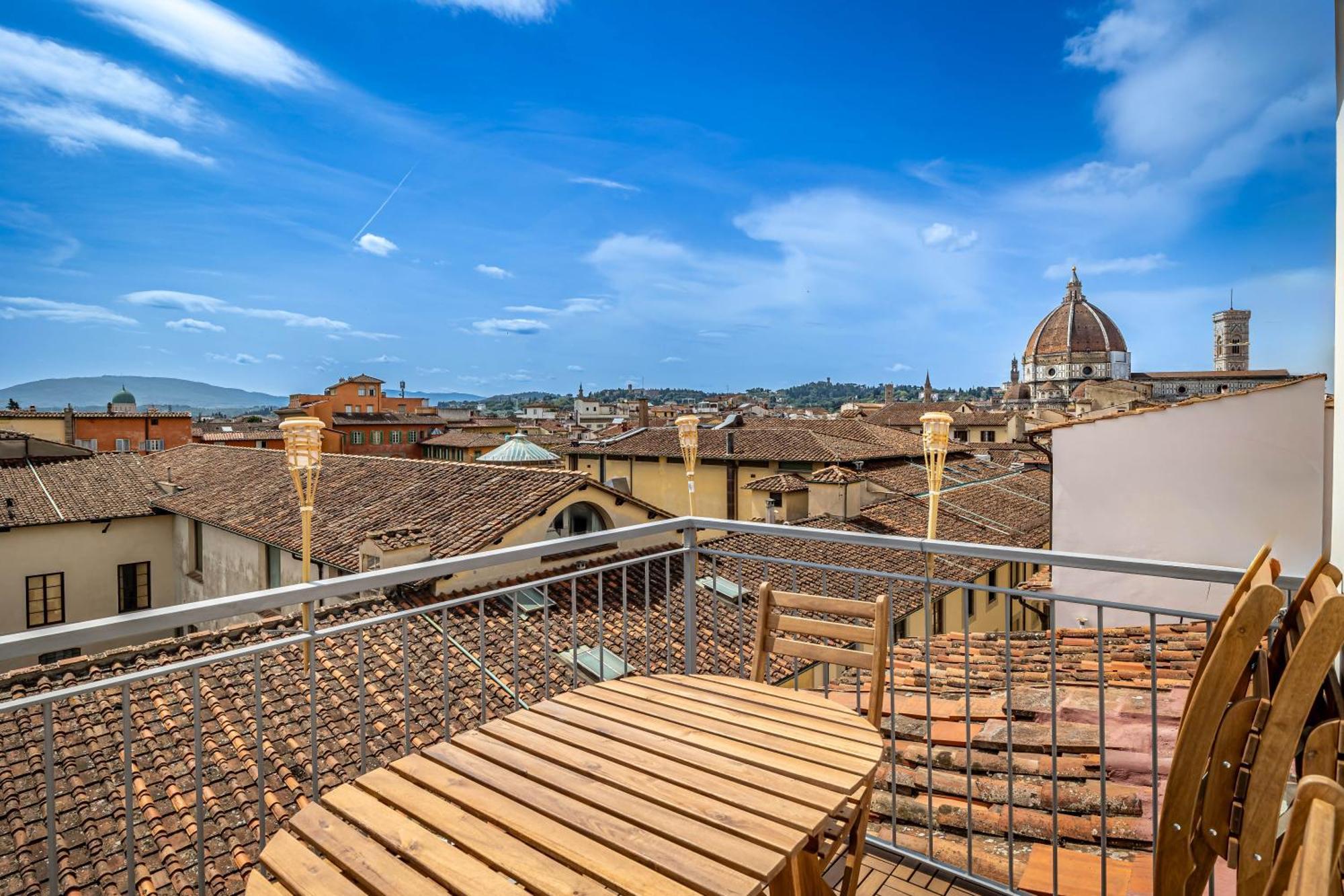 Ferienwohnung Yd Stunning Terrace On The Accademia Florenz Exterior foto